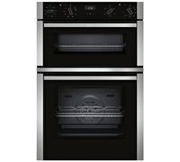 NEFF, N50, U1ACE2AN3B, 60cm Built-in Double Oven with CircoTherm, Easy Clean and LCD display in Stainless steel