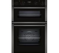 Neff N50 U1ACE2HG0B Black/Graphite Grey Built-In Double Oven