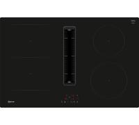 Neff V58NBS1L0 hob Black Built-in 80 cm Zone induction hob 4 zone(s) Built-in hood