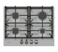 NEFF N70 T26CIP8N0 58cm Gas Hob - Stainless Steel, Stainless Steel