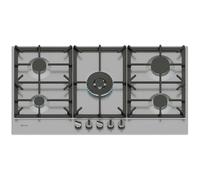 NEFF T29CIR8N0 - Stainless Steel 92cm Gas Hob - 5 Burners with Dual Wok