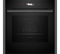 Neff N70 B54CR71G0B Black/Graphite Grey Slide & Hide Built-In Pyrolytic Single Oven
