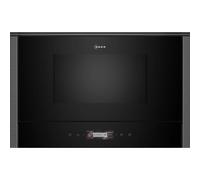 Neff N70 Built-In 900W Microwave with Left Hand Hinged Door - Graphit NL4WR21G1B