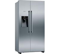 NEFF N70 KA3923IE0G Plumbed Frost Free American Fridge Freezer - Stainless Steel Effect