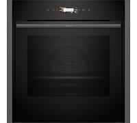Neff N70 Slide and Hide B54CR31G0B Built-In Electric Single Oven, Graphite Grey A+