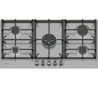 NEFF N70 T29CIR8N0 90 cm Gas Hob - Stainless Steel, Stainless Steel