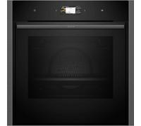 Neff N90 B64CS71G0B Slide and Hide Pyrolytic Self Cleaning Oven - Gra B64CS71G0B