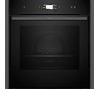 Neff N90 B64FS31G0B Black/Graphite Grey Slide & Hide Built-In Single Oven With Steam Function