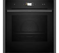 Neff N90 B64VS71G0B Black/Graphite Grey Slide & Hide Built-In Pyrolytic VarioSteam Oven