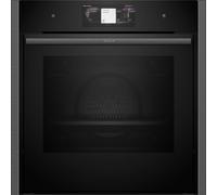 Neff N90 B64VT73G0B Black/Graphite Grey Slide & Hide Built-In Pyrolytic VarioSteam Oven