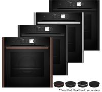 Neff N90 B69FY5CX0 60cm Wide Built-In Single Oven With Steam Function