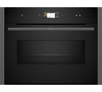 Neff N90 C24MS71G0B Black/Graphite Grey Built-In Compact Combination Microwave Oven