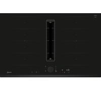 NEFF N90 V68FUX4L0 80cm Induction Extractor Hob - Black - For Ducted/Recirculating Ventilation, Black