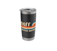 NEFF Retro 70s 80s Sunset Stripe Stainless Steel Insulated Tumbler