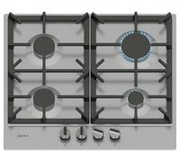 NEFF N70 T26CIP8N0 58cm Gas Hob - Stainless Steel, Stainless Steel