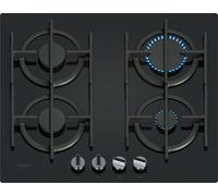 N 70 Gas hob 60 cm Tempered glass, Black T26PIP4S0