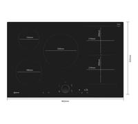Neff N 90 Black Built-in 80 cm Zone induction hob 5 zone(s)