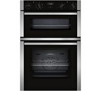 NEFF N50 U1ACE2AN3B Built In Electric Double Oven - Stainless Steel - A/B Rated, Stainless Steel