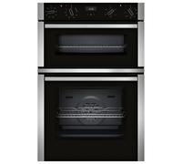 NEFF N50 U1ACE2AN3B Built In Electric Double Oven - Stainless Steel - A/B Rated, Stainless Steel