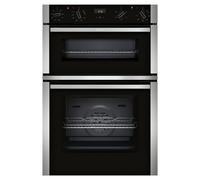 NEFF, N50, U1ACE2AN3B, 60cm Built-in Double Oven with CircoTherm, Easy Clean and LCD display in Stainless steel