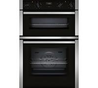 NEFF, N50, U1ACE2AN3B, 60cm Built-in Double Oven with CircoTherm, Easy Clean and LCD display in Stainless steel
