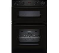 N30 U1DCC0AK3B Built in Electric Double Oven, Black