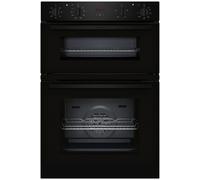 N30 U1DCC0AK3B Built in Electric Double Oven, Black