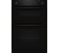 N30 U1DCC0AK3B Built in Electric Double Oven, Black