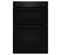 N30 U1DCC0AK3B Built in Electric Double Oven, Black
