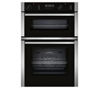 Neff U2ACH7AN7B N50 Pyrolytic CircoTherm Built In Double Oven - STAINLESS STEEL