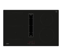 Neff V58NBS1L0 hob Black Built-in 80 cm Zone induction hob 4 zone(s) Built-in hood