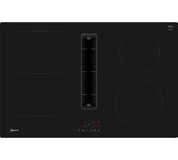Neff V58NBS1L0 hob Black Built-in 80 cm Zone induction hob 4 zone(s) Built-in hood