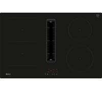 Neff V58NBS1L0 hob Black Built-in 80 cm Zone induction hob 4 zone(s) Built-in hood