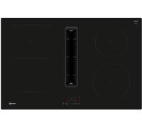 Neff V58NBS1L0 hob Black Built-in 80 cm Zone induction hob 4 zone(s) Built-in hood