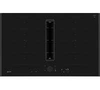 Neff V68AUX4C0 hob Black Built-in 80 cm Zone induction hob 4 zone(s) Built-in hood