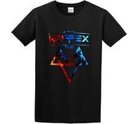 Neffex Colorful Logo O Neck Men T Shirt Black