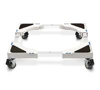 Nefish Furniture Dolly Adjustable Mini Fridge Stand Dolly Cart with 4 Lockable Wheels Washing Machine Stand Mobile Roller Universal Mobile Base Stand for Washer Dryer Refrigerator