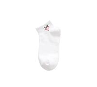 NEFLUM 1 Pair Fashion Cute Sock For Women Korean Kawaii Fruit Embroidery Lady Girl Cotton Short Socks Sox