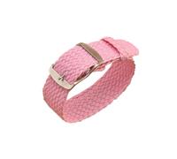 NEFLUM 14mm 16mm 18mm 20mm 22mm Nylon Canvas Watch Strap Watch Replacement Wristbands Watch Accessories,Pink,16mm