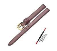 NEFLUM Genuine Leather Watch Bracelet Women's Watch Replacement Bands 6mm 8mm 10mm 12mm Small Size Watch Strap,8mm