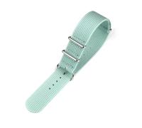NEFLUM Nylon Watch Strap 18mm 19mm 20mm 22mm Fabric Watch Band Elasticity Watch Replacement Wristbands,Light Blue,18mm