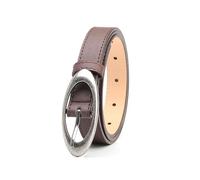 NEFLUM Oval Buckle Waist Belt Dress Jeans Pants Waistband Leather Belt for Women Female Waist Belts, Coffee, 106x2cm