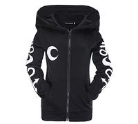 NEFLUM Women Hoodies Gothic Punk Moon Letter Print Sweatshirts 2023 Autumn Winter Blackpink Hoodie Sweat Jacket Women Women Hoodie Kawaii Clothes Y2k Clothes