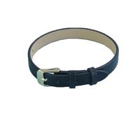 NEFLUM Women's Leather Watch Band 6mm 8mm 10mm Pin Buckle Watch Strap for Women's Watch Replacement Accessories,Black,8mm