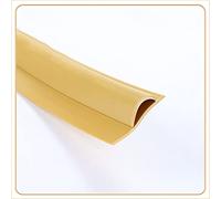 NEFSO Edging Trim Strip, PVC Carpet & Floor Transition Strip, Capping Strip Self Adhesive, Suitable for Threshold Transitions with a Height Less Than 10mm (Blanco : Yellow, Size : 10m) (Yellow 5m)