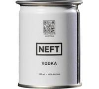 NEFT Vodka White Barrel 10cl - Austrian Vodka Mini | Alpine Spring Water & Rye | Iconic Unbreakable Eco Barrel | Smooth, Clean & Additive-Free | 40% ABV