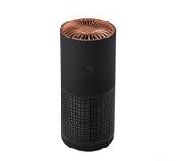 Negative Ion Portable Car Air Cleaner, Effectively Filters Pollutants for a Healthier Driving Experience (black)