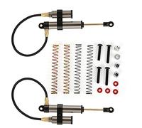 Negative Pressure Shock Damper, RC Car Accessories, 108mm Internal Springs Damper with Titanium Black Red Dark Blue Options, Upgrade for RGT 1/10 RC 86100 Climbing Vehicle, High St (Titanium color