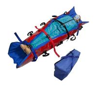 Negative Pressure Vacuum Mattress Splint for Emergency Rescue, Full Body Immobilisation Device with Carry Bag & Vacuum Pump, 160 kg Load Capacity, First Aid Patient Transfer for Rescue Transport Mines