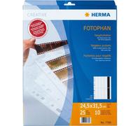 Negative Slipcovers clear, transparent, for 10 x 4 Negatives, 25 pcs